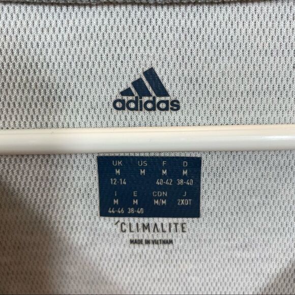 Ladies adidas Climalite Long‎ Sleeved Two Tone Grey Sweatshirt Size Medium - Picture 7 of 11